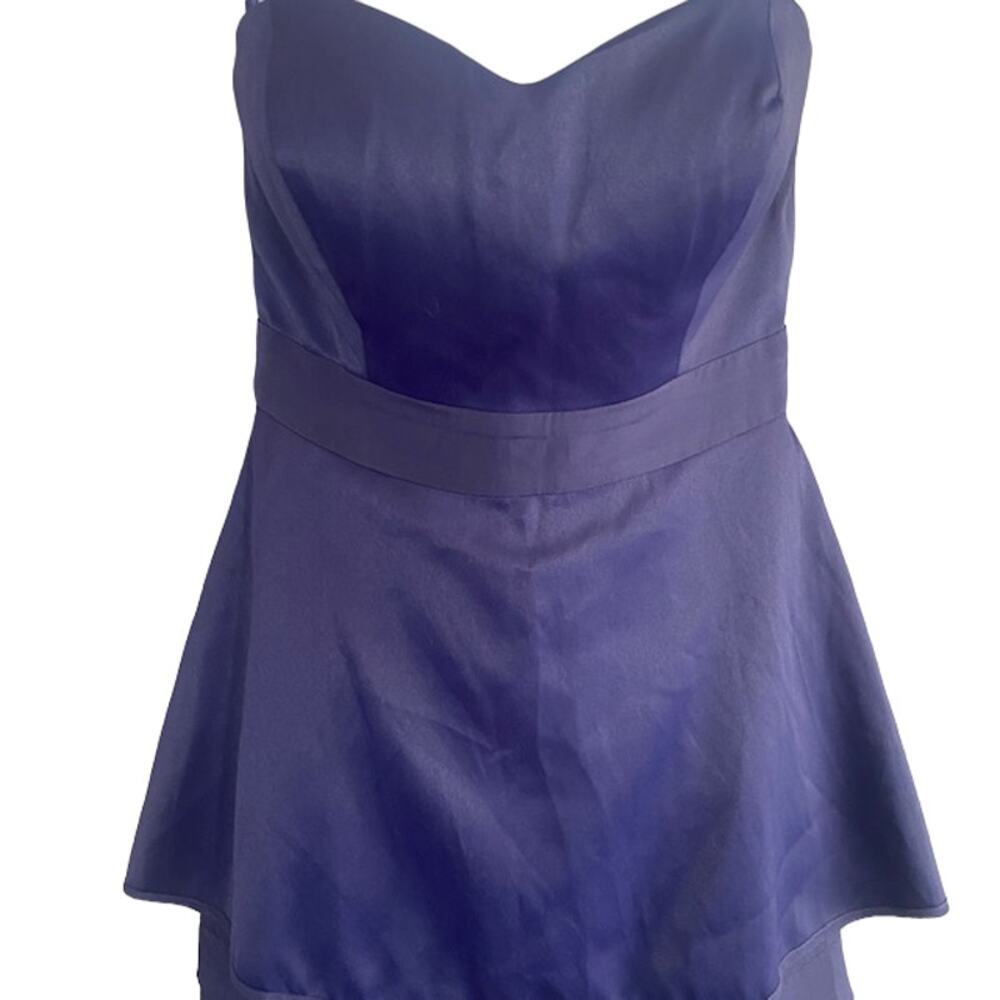 Bcbgeneration Midnight Blue Strapless Formal Swee… - image 3